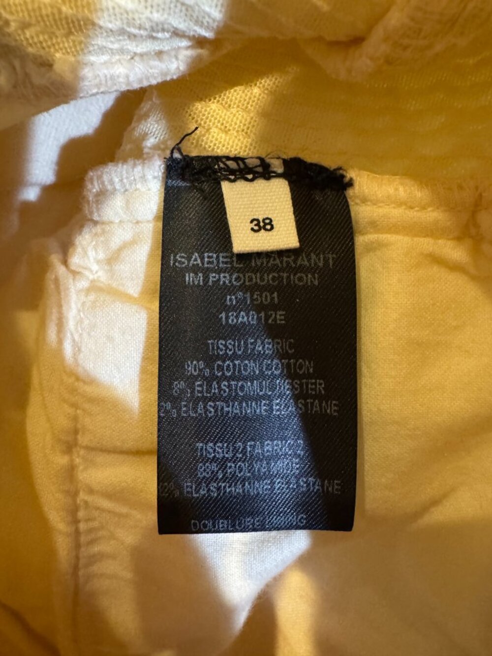 Gorgeous Isabel Marant Etoile No. 1501 cream and black jeans - Picture 4 of 6